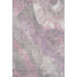 5' X 8' Blush Gray And Ivory Floral Washable Area Rug With UV Protection