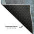 5' X 8' Blue Green And Gray Floral Washable Area Rug With UV Protection