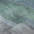 5' X 8' Blue Green And Gray Floral Washable Area Rug With UV Protection