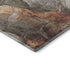 8' X 10' Khaki Beige And Mauve Floral Washable Area Rug With UV Protection