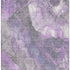 5' X 8' Purple Ivory And Gray Floral Washable Area Rug With UV Protection