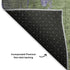 8' X 10' Artichoke Green And Purple Floral Washable Area Rug With UV Protection