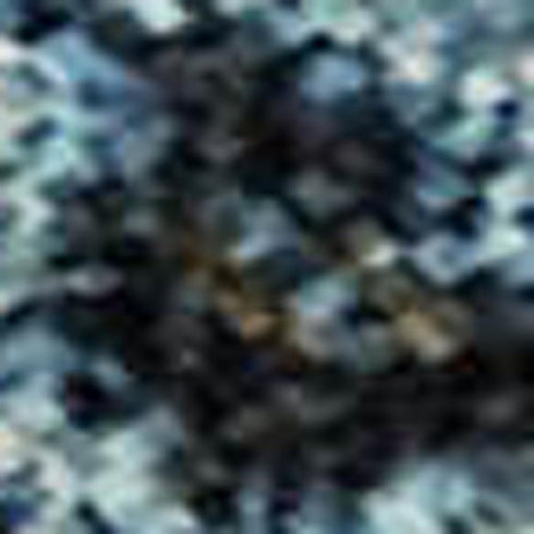 5' X 8' Blue And Gold Floral Washable Area Rug With UV Protection