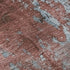 8' X 10' Coral And Blue Abstract Washable Area Rug With UV Protection
