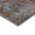 5' X 8' Rust And Gray Abstract Washable Area Rug With UV Protection