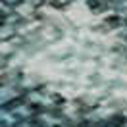 5' X 8' Teal And Beige Abstract Washable Area Rug With UV Protection