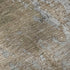 8' Taupe And Beige Abstract Washable Round Rug With UV Protection