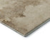 5' X 8' Gold And Beige Abstract Washable Area Rug With UV Protection