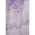 9' X 12' Lavender And Purple Abstract Washable Area Rug With UV Protection
