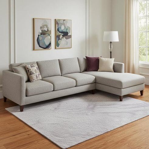 9' X 12' Lavender And Purple Abstract Washable Area Rug With UV Protection