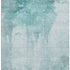 8' X 10' Teal And Aqua Abstract Washable Area Rug With UV Protection