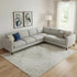 9' X 12' Taupe And Beige Abstract Washable Area Rug With UV Protection