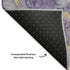 8' X 10' Purple Gold And Ivory Abstract Washable Area Rug With UV Protection
