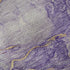 8' X 10' Purple Gold And Ivory Abstract Washable Area Rug With UV Protection