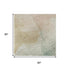 5' X 8' Pearl Teal And Ivory Abstract Washable Area Rug With UV Protection