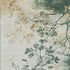 5' X 8' Emerald Ivory And Gold Floral Washable Area Rug With UV Protection