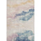8' X 10' Pearl Blue And Lavender Abstract Washable Area Rug With UV Protection