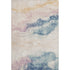 8' X 10' Pearl Blue And Lavender Abstract Washable Area Rug With UV Protection