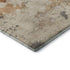 5' X 8' Rust Gray And Ivory Abstract Washable Area Rug With UV Protection