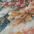 5' X 8' Blue Red And Ivory Geometric Washable Area Rug With UV Protection
