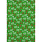 5' X 8' Green Red And Silver Polka Dot Washable Area Rug With UV Protection