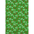 5' X 8' Green Red And Silver Polka Dot Washable Area Rug With UV Protection