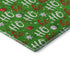 5' X 8' Green Red And Silver Polka Dot Washable Area Rug With UV Protection
