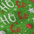 5' X 8' Green Red And Silver Polka Dot Washable Area Rug With UV Protection