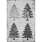 5' X 8' Gray And Charcoal Floral Washable Area Rug With UV Protection