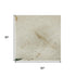 5' X 8' Ivory Gold And Burgundy Floral Washable Area Rug With UV Protection