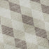 5' X 8' Beige Taupe And Ivory Geometric Washable Area Rug With UV Protection