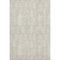 8' X 10' Beige And Ivory Floral Washable Area Rug With UV Protection