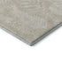 8' X 10' Beige And Ivory Floral Washable Area Rug With UV Protection