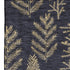 5' X 8' Black And Gold Floral Washable Area Rug With UV Protection