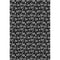 5' X 8' Black And Ivory Abstract Geometric Washable Area Rug With UV Protection