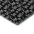 5' X 8' Black And Ivory Abstract Geometric Washable Area Rug With UV Protection