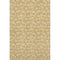 5' X 8' Gold And Ivory Abstract Geometric Washable Area Rug With UV Protection