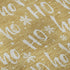 5' X 8' Gold And Ivory Abstract Geometric Washable Area Rug With UV Protection