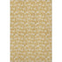5' X 8' Gold And Ivory Abstract Geometric Washable Area Rug With UV Protection
