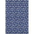 8' X 10' Navy Blue And Ivory Abstract Geometric Washable Area Rug With UV Protection