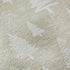 8' Beige And Ivory Abstract Geometric Washable Round Rug With UV Protection