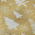 5' X 8' Gold And Ivory Abstract Geometric Washable Area Rug With UV Protection