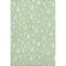 5' X 8' Mint Green And Ivory Abstract Geometric Washable Area Rug With UV Protection