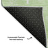 5' X 8' Mint Green And Ivory Abstract Geometric Washable Area Rug With UV Protection