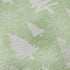 5' X 8' Mint Green And Ivory Abstract Geometric Washable Area Rug With UV Protection