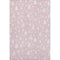 8' X 10' Pink And Ivory Abstract Geometric Washable Area Rug With UV Protection