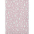 9' X 12' Pink And Ivory Abstract Geometric Washable Area Rug With UV Protection