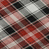 5' X 8' Black Red And White Abstract Geometric Washable Area Rug With UV Protection