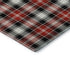 8' X 10' Black Red And White Abstract Geometric Washable Area Rug With UV Protection