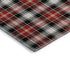 8' X 10' Black Red And White Abstract Geometric Washable Area Rug With UV Protection
